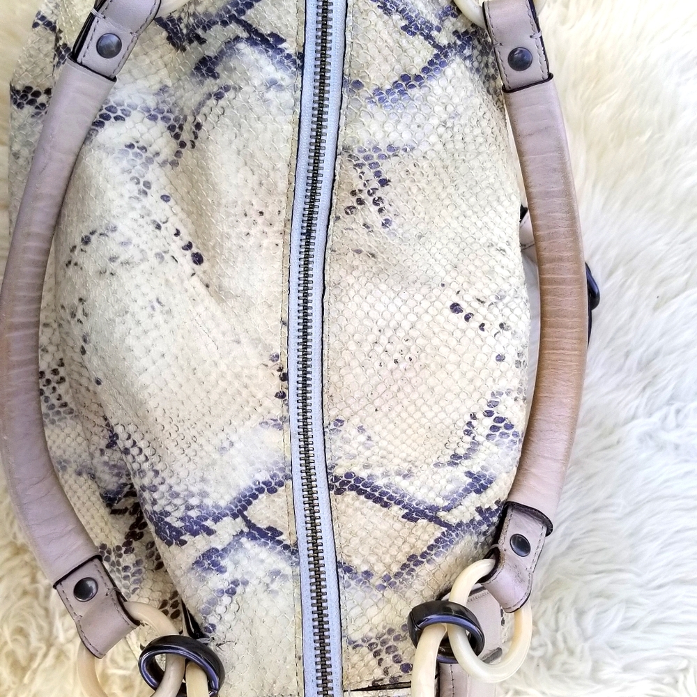 Coach Kristin Embossed Metallic Python Bag - image 3